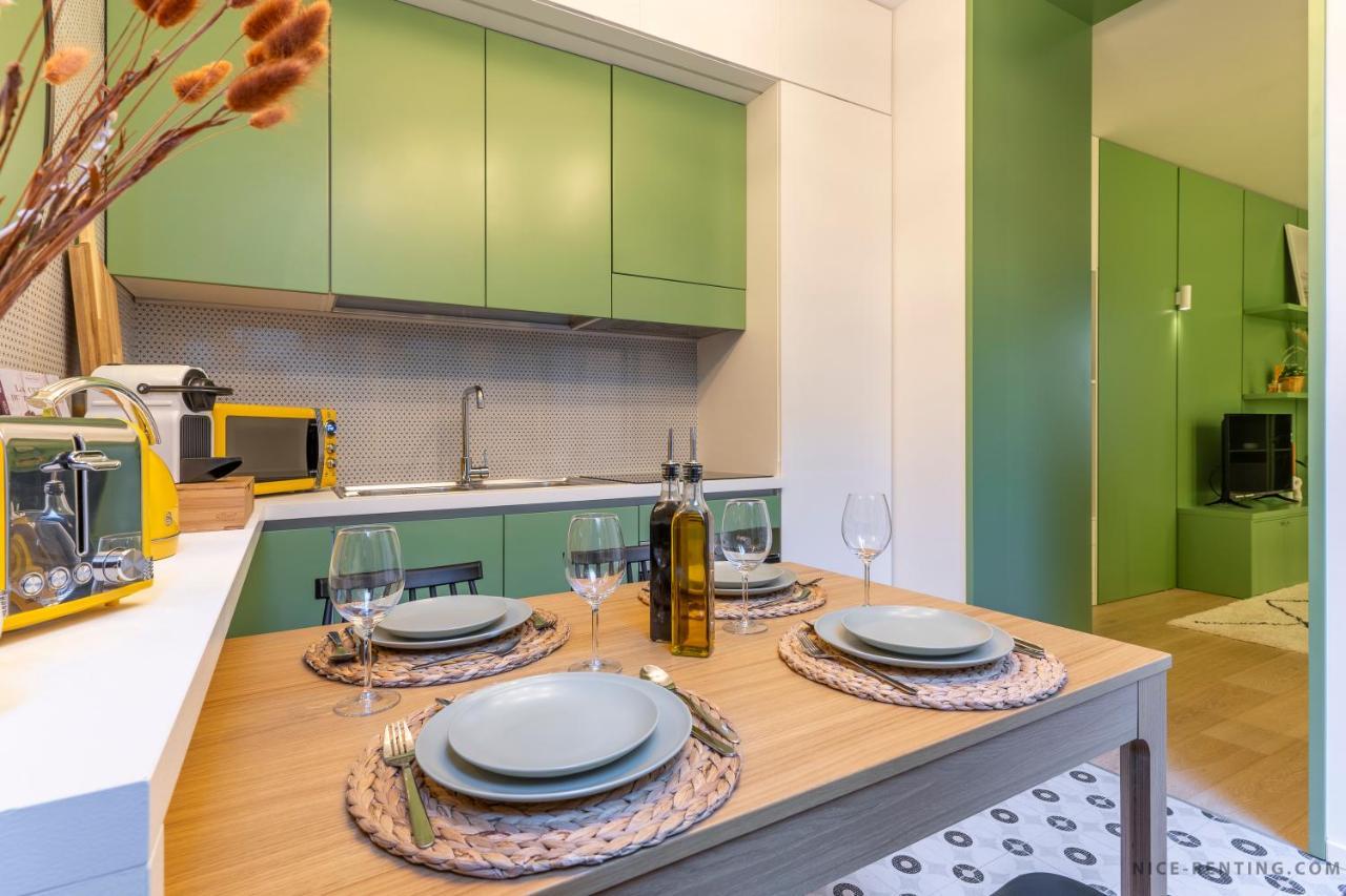 Nice Renting - Bavastro - Luxurious Loft - 2 Bedroom - Ac - Balcony - Trendy Neighborhood Ngoại thất bức ảnh